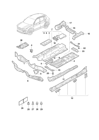 5Q0803205F-Deck plate