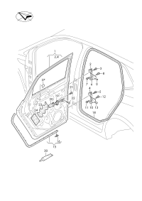 2SD833055A-Door assy-rr, lh