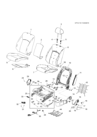96875696-Escut front seat cush