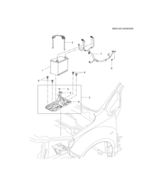 9072052-Plate set, battery
