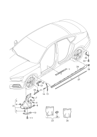 8W8853855-Trim beam: