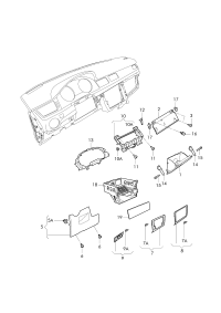 L18G857097N82V-Glove box assy t/l