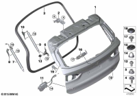 51247350840-Bracket, main shaft drive bow, rh/lh