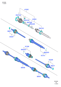 KTJD8G3A327BA-Connector & short shaft assy