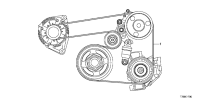 311105AGZ01-Belt, alternator