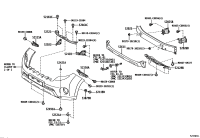 520210G021-REINFORCEMENT SUB-ASSY, FRONT BUMPER