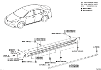 7585102917-MOULDING, ROCKER PANEL, RH