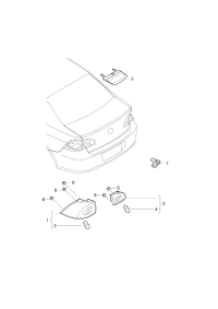 L18G945095-Tail lamp & back-up lamp & rear fog lamp