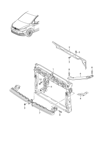 5TD805588B-Bracket, cowl top