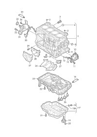 L05E103600C-Plate, oil pan