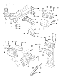180199555B-Mounting, transaxle