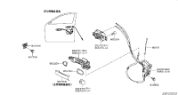 805002FL0A-LOCK & REMOTE CONTROL ASSY-FRONT DOOR,RH