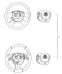 3VD880201J-Unit assy-steering wheel air bag