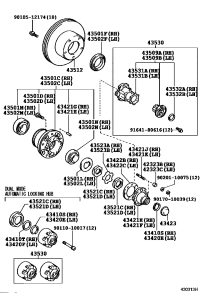 4232360030-WASHER, CONE (FOR FRONT AXLE SHAFT),RH/LH