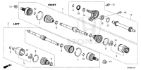 44305T31H50-SHAFT ASSY-DRIVE,RH