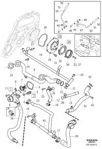 30713530-RADIATOR HOSE W124/E200/E220