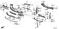 71115TZ5A00-FASCIA FR BMPR