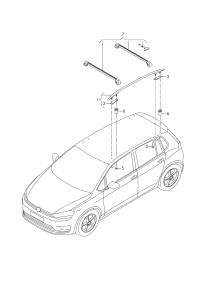 L3GC860033-Rack assy-roof rack
