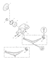 RUC100171-HUB ASSY-FR WHEEL