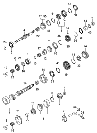 4336028501-HUB & SLEEVE-SYNCHRONIZER(3&4)