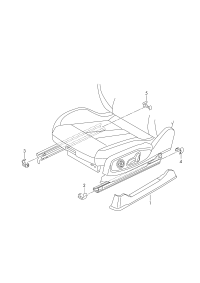80A8814574PK-Guide plate for seat: ghost (black)