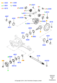 FL3Z4026C-DIFFERENTIALASSY