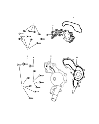 4893786AA-GASKET CROSSOVER WATER OUTLET