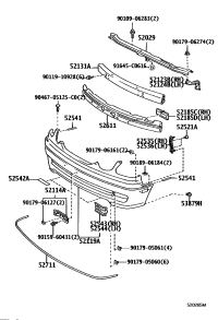 5211430090-BRACKET, FRONT BUMPER EXTENTION MOUNTING