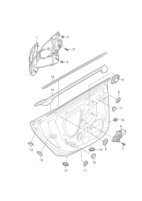 8W8839461-WINDOW WINDER LH FRT/A6