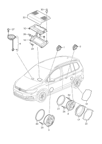 5TA035454-Speaker sub-assy