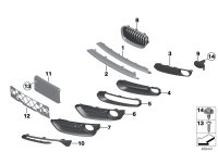 51117283229-FINISHER ROD CENTRE BMW F32 F33 F36