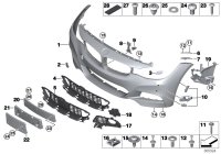 51118062209-Repair kit bracket bumper front