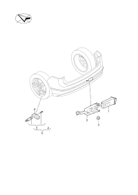 5Q0907273B-Cont unit, tire pressure monitor