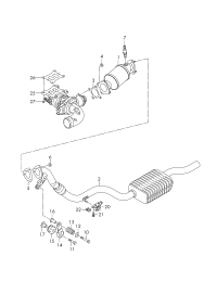 8W9253350J-Pipe assy, exhaust