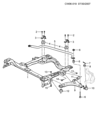 9015552-Strut mounting