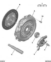 204197-Bearing, engine release