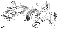 60263T70H00ZZ-Bracket, l. fr. fender