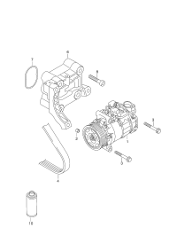 7P0820803N-COMPRESSOR,AIR CON