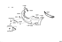 5211453070-BRACKET, FRONT BUMPER EXTENTION MOUNTING