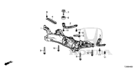 50200T7J013-SUBFRAME COMP,FR