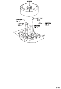 519000D010-CARRIER ASSY, SPARE WHEEL