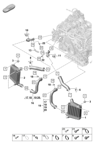 971145803H-INTERCOOLER -W204/W212