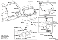 7512606010-Bracket, rr. license plate