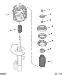 STRUT MOUNTING FRONT