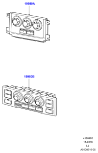 JFC500910-Control assy-heater