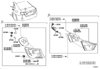 5256206060-RETAINER, REAR BUMPER, UPPER SIDE