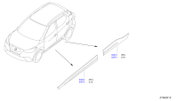 808705RF0B-MOULDING-FRONT DOOR,RH