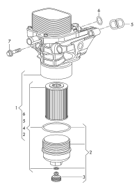 03N115389A-OIL COOLER AUDI A3