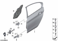 41007477087-Door, rear lh