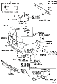 520210K022-REINFORCEMENT SUB-ASSY, FRONT BUMPER